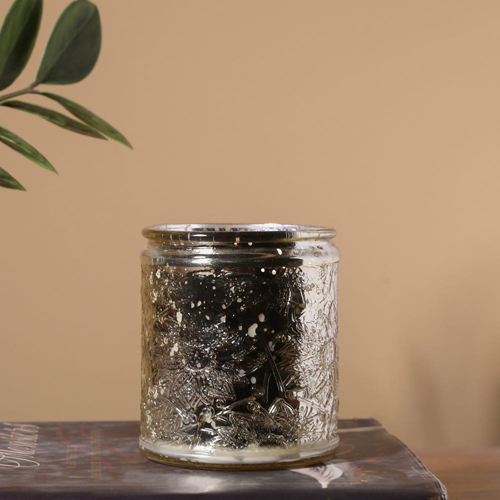 SS22 Luminara Color Glass Jar Candle 250g 8x9cm 22BL005_1C