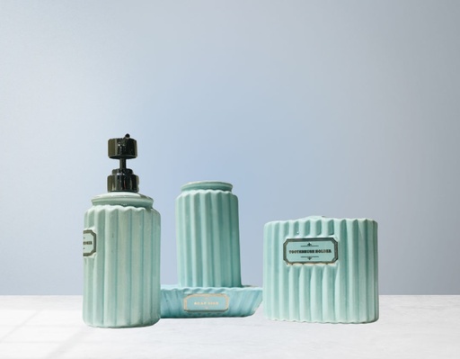 [Hom-ova-05509] Bathroom Set Ceramic